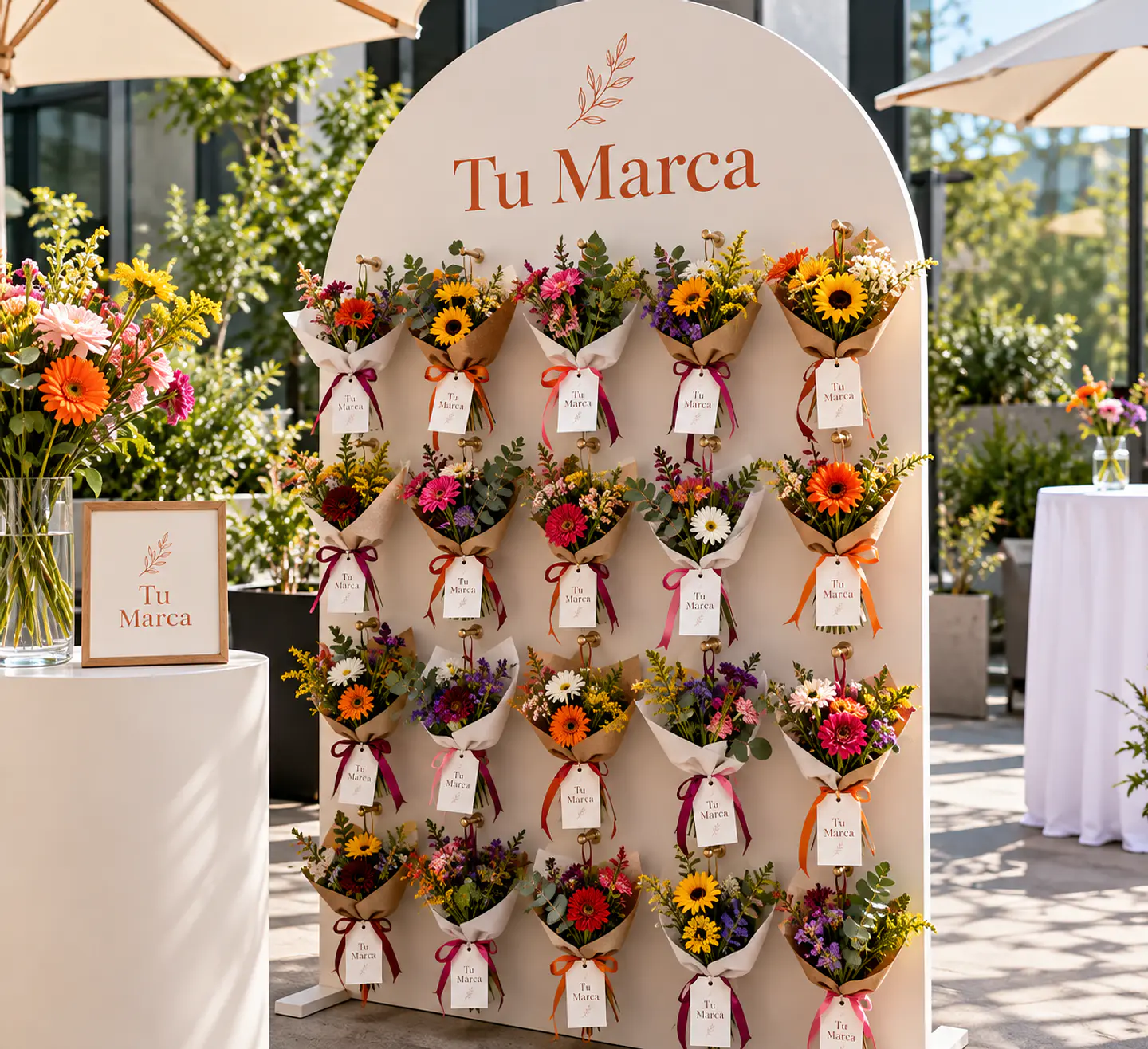 Flower Bar con Mini Ramos Listos para Entrega 1