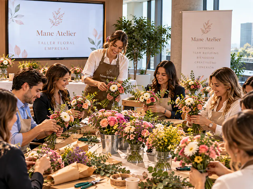 Taller Floral Corporativo para Empresas 1