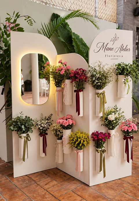 Flower Bar Personalizado para Marca