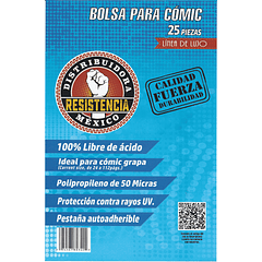 BOLSA COMIC - LUJO (25 PZAS)