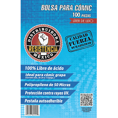 BOLSA COMIC - LUJO (100 PZAS)