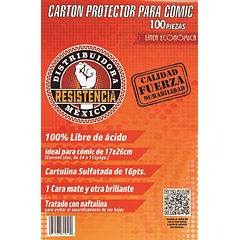 CARTON COMIC - ECONOMICO (100 PZAS)