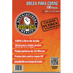 BOLSA COMIC - ECONOMICA (100 PZAS)