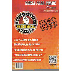 BOLSA COMIC - ECONOMICA (25 PZAS)