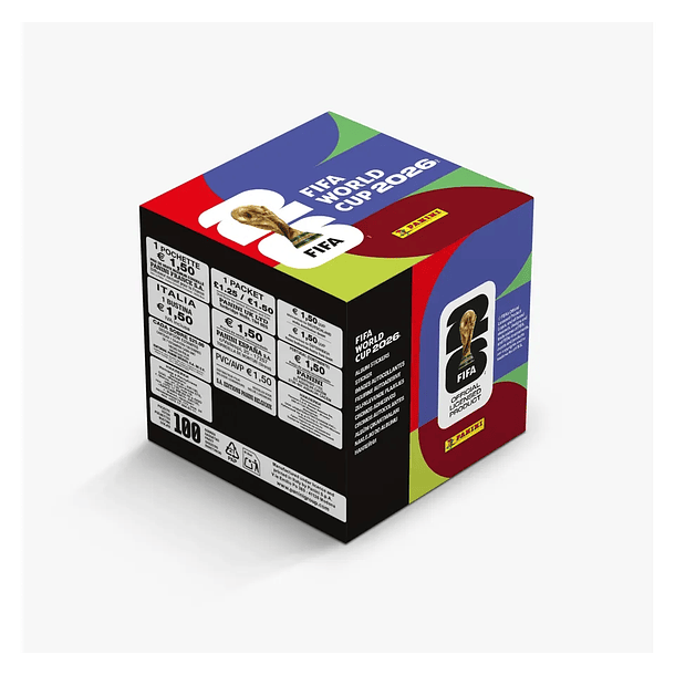 CAJA CON 100 SOBRES WORLD CUP 2026 (PREVENTA)