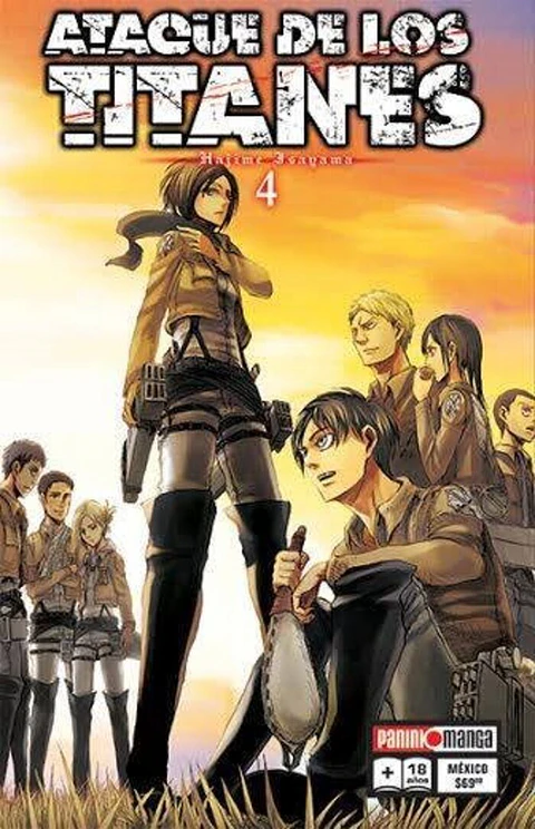 Shingeki no kyojin - attack on titan Volumen 4