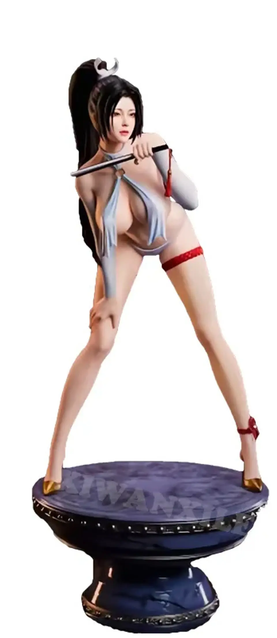 Mai shiranui -  Tea Girl pedestal - kof - king of fighters 1