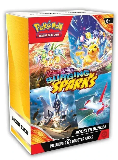 Pokemon Scarlet and Violet: Surging Sparks Bundle Box (PRE-ORDEN)