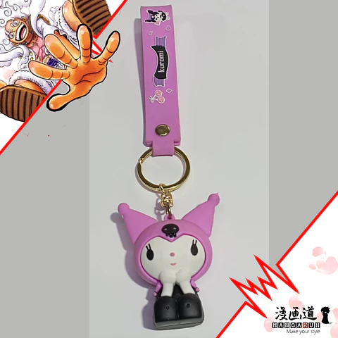 Kuromi 02 - sanrio - llavero
