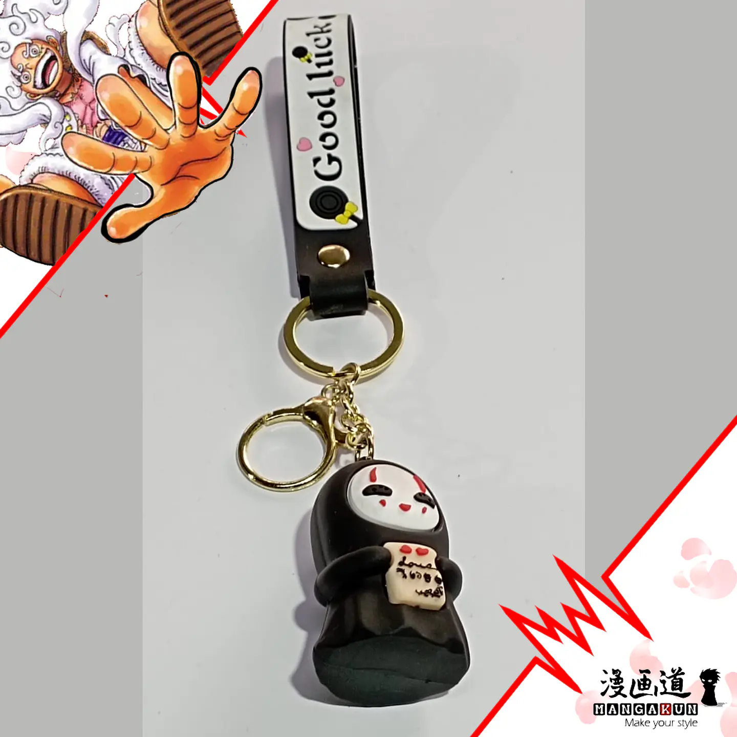 Sin cara 02 - el viaje de chihiro - llavero - Ghibli 1