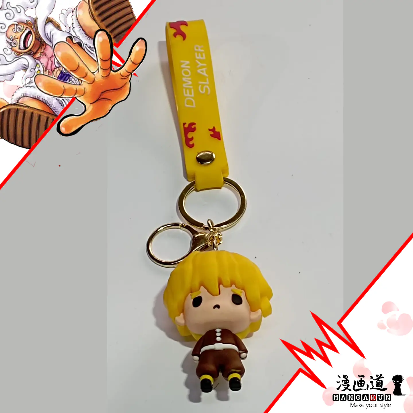 Zenitsu - kimetsu no yaiba - demon slayer - llavero  1