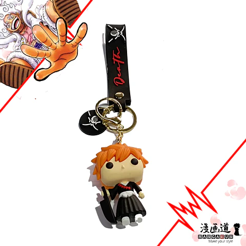 Ichigo kurosaki 03 - bleach - llavero 