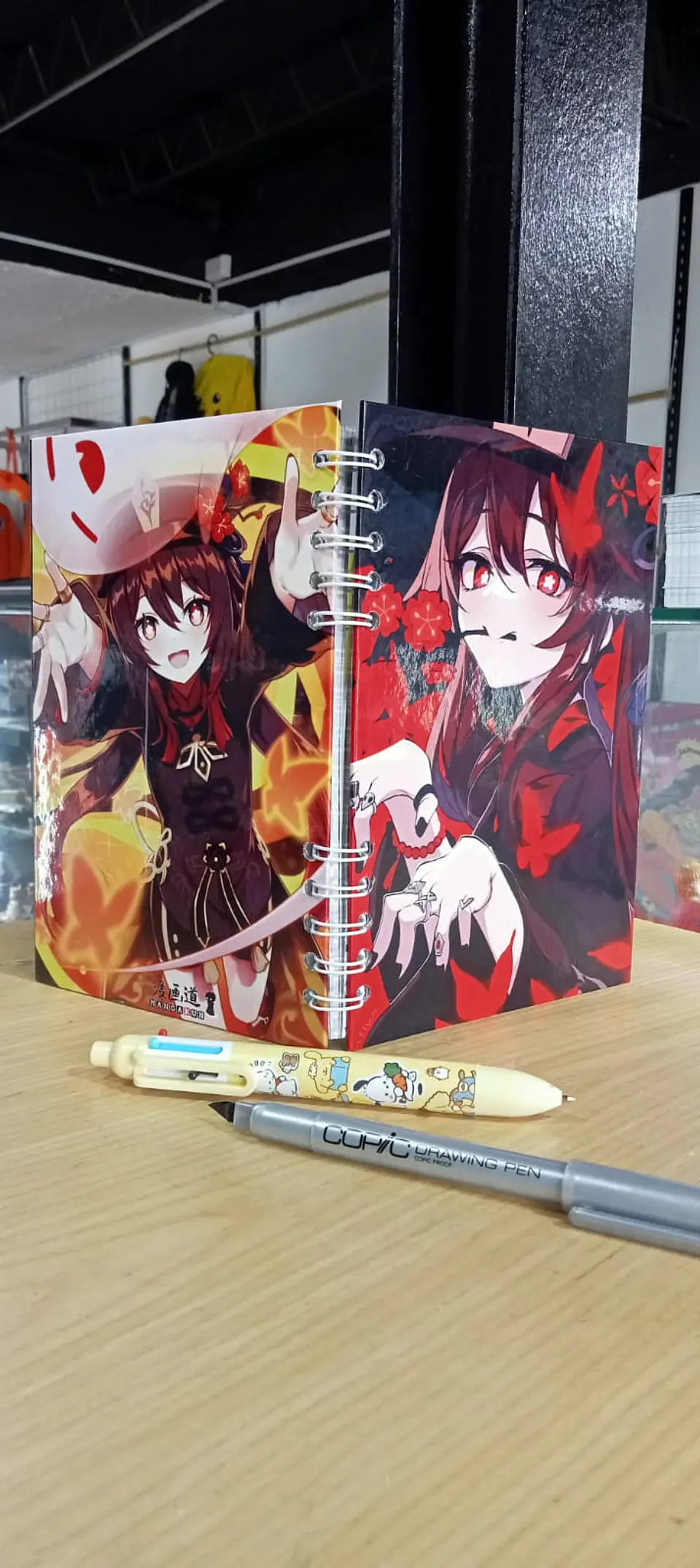 Hu tao - Genshin impact - Cuaderno 1