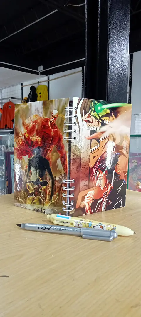 Eren Jaeger - SHingeki no kyojin - Attack on titan - Ataque a los Titanes - Cuaderno