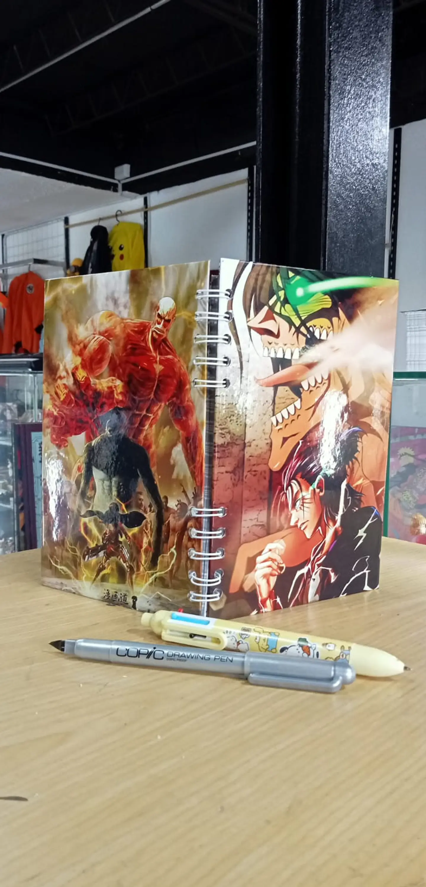 Eren Jaeger - SHingeki no kyojin - Attack on titan - Ataque a los Titanes - Cuaderno 1