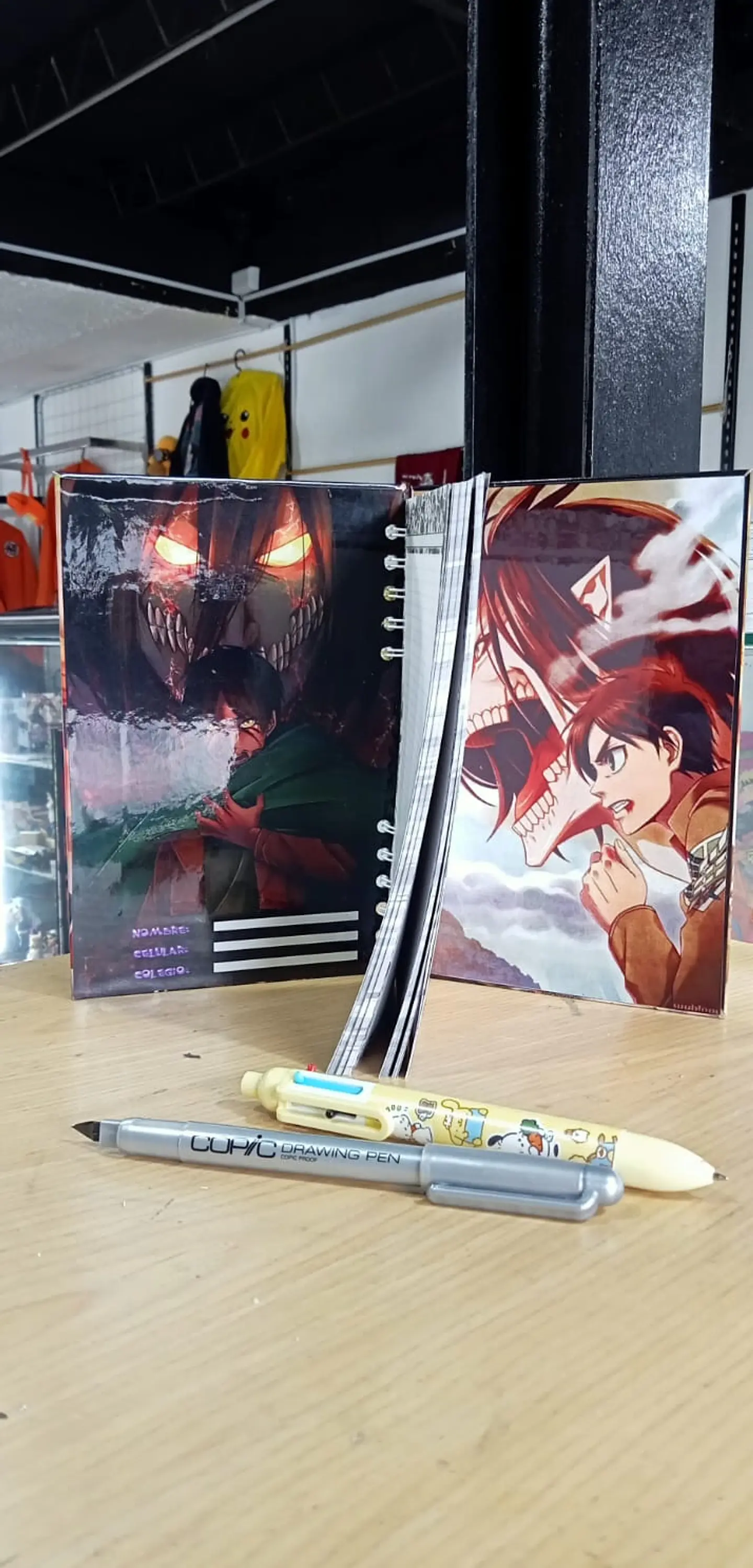 Eren Jaeger - SHingeki no kyojin - Attack on titan - Ataque a los Titanes - Cuaderno 2