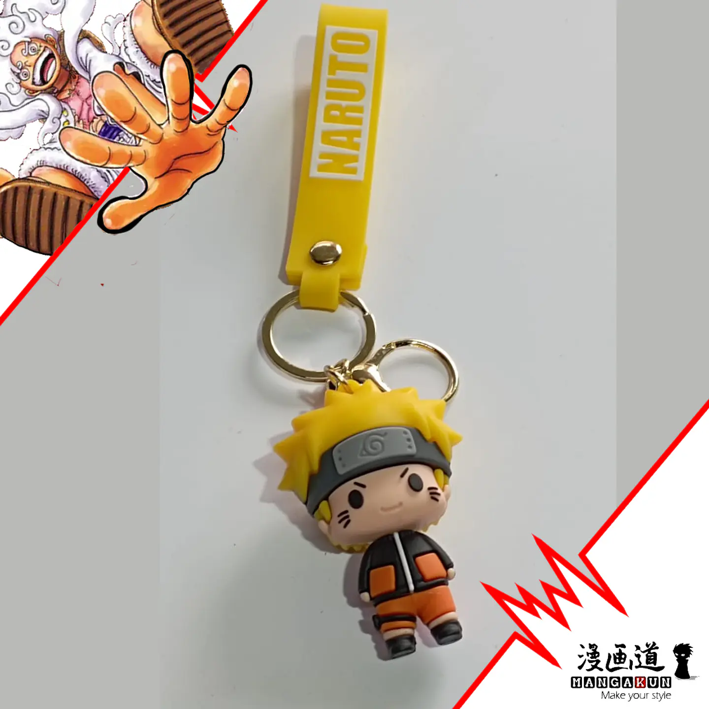 uzumaki Naruto - Naruto - llavero goma 3d  1