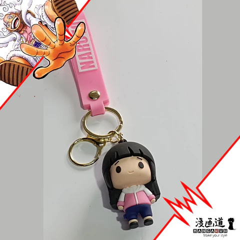 Hinata - Naruto shippuden - llavero goma 3d