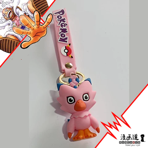 Piyomon - Digimon - llavero goma 3d