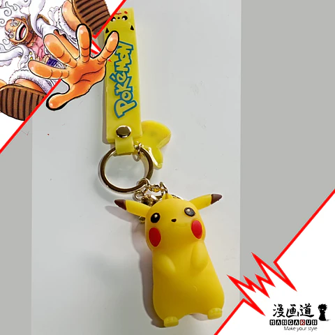Pikachu - Pokemon - llavero goma 3d