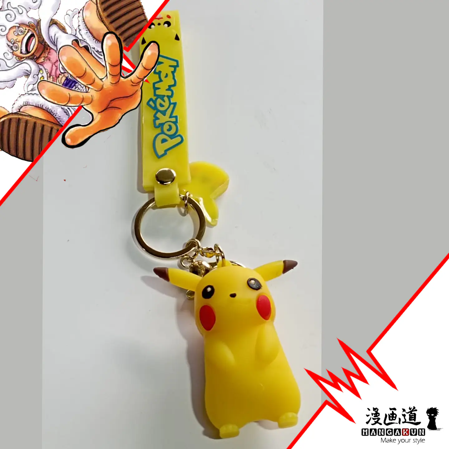 Pikachu - Pokemon - llavero goma 3d 1