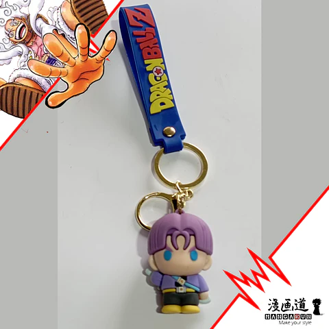 Trunks - Dragon ball - llavero goma 3d