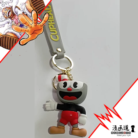 Cuphead - cuphead - llavero goma 3d