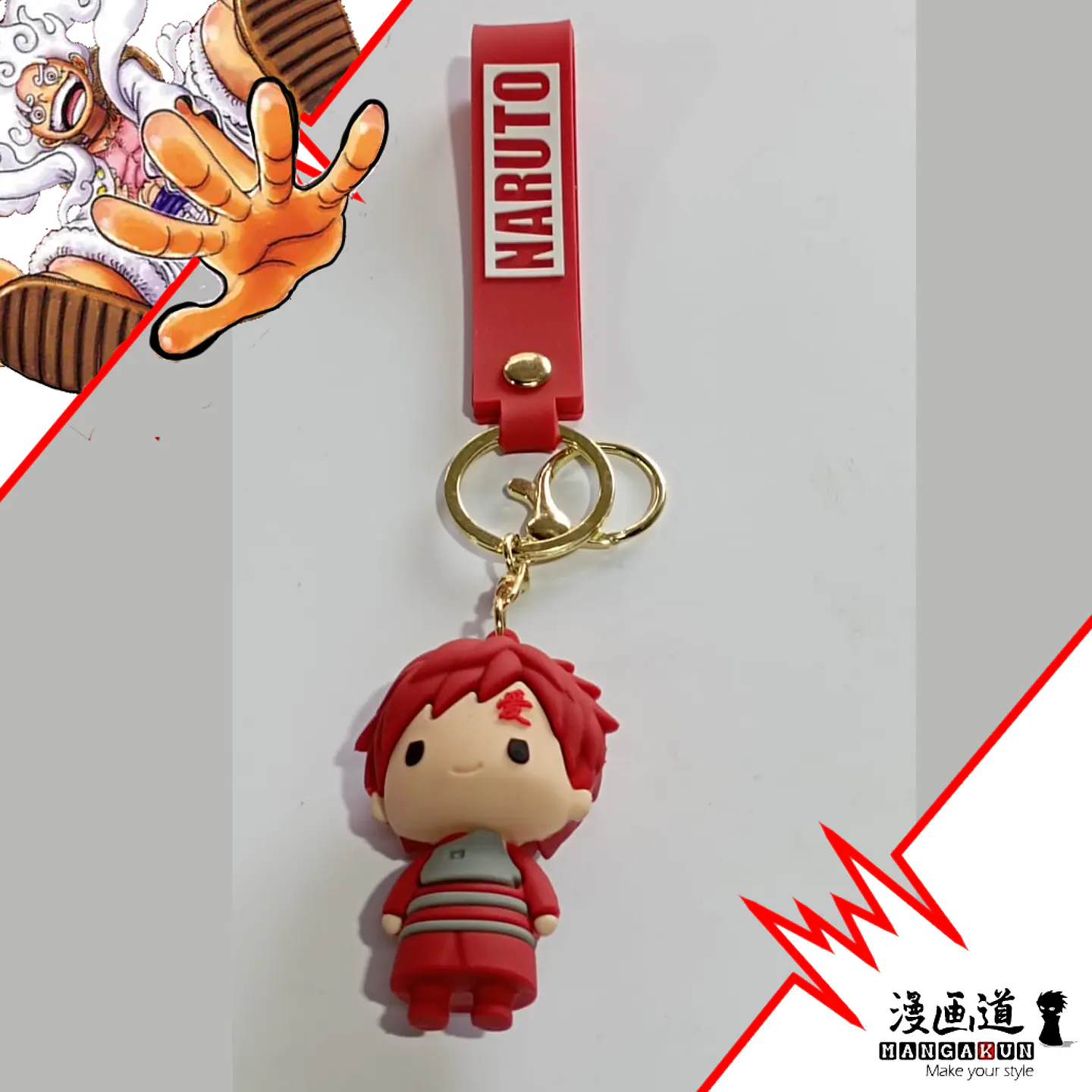 Gaara - Naruto - Llavero goma 3d 1