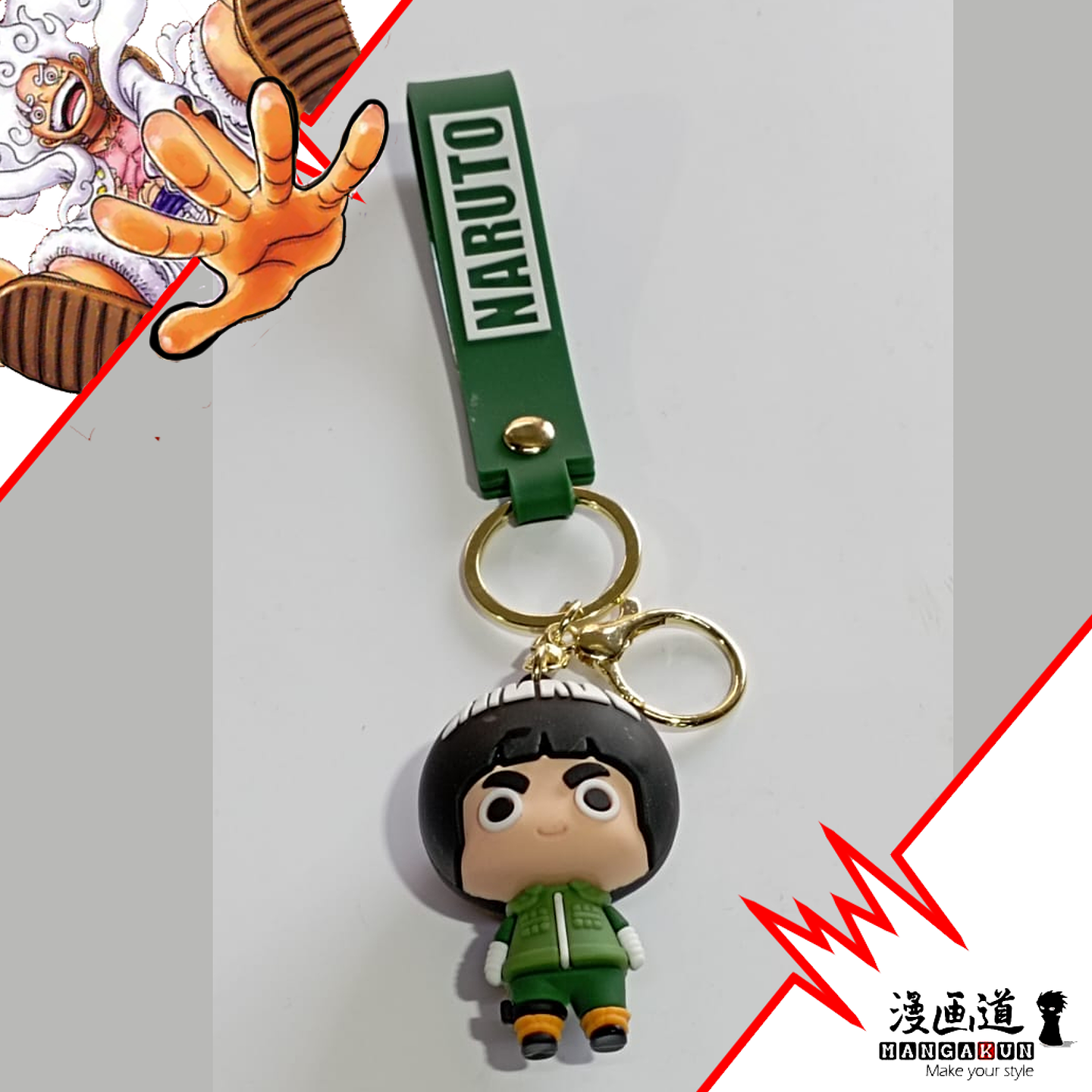 Rock Lee - Naruto - llavero goma 3d 1