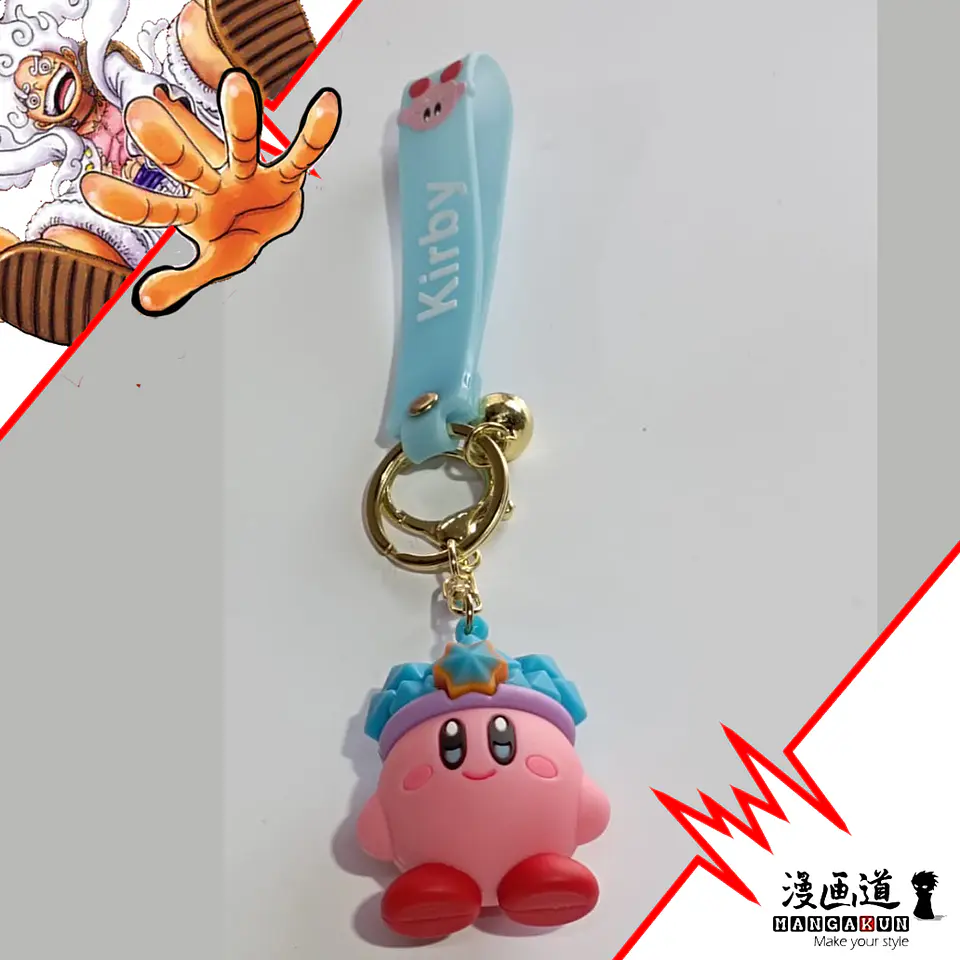 Kirby gorr cristales - Kirby superstar - llavero goma 3d 1