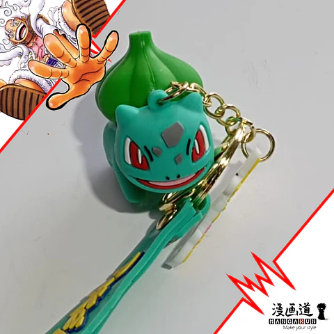 Bulbasaur - pokemon - llavero goma 3d