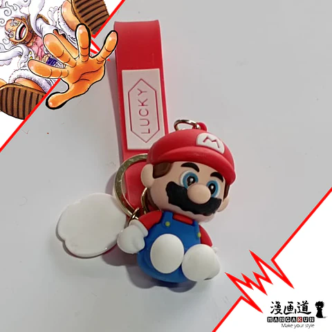 Mario - Supermariobrothers - llavero goma 3d