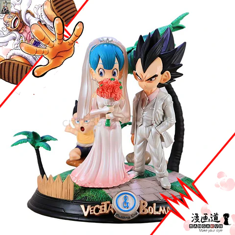 Vegeta y Bulma pareja de casados - Dragon ball 