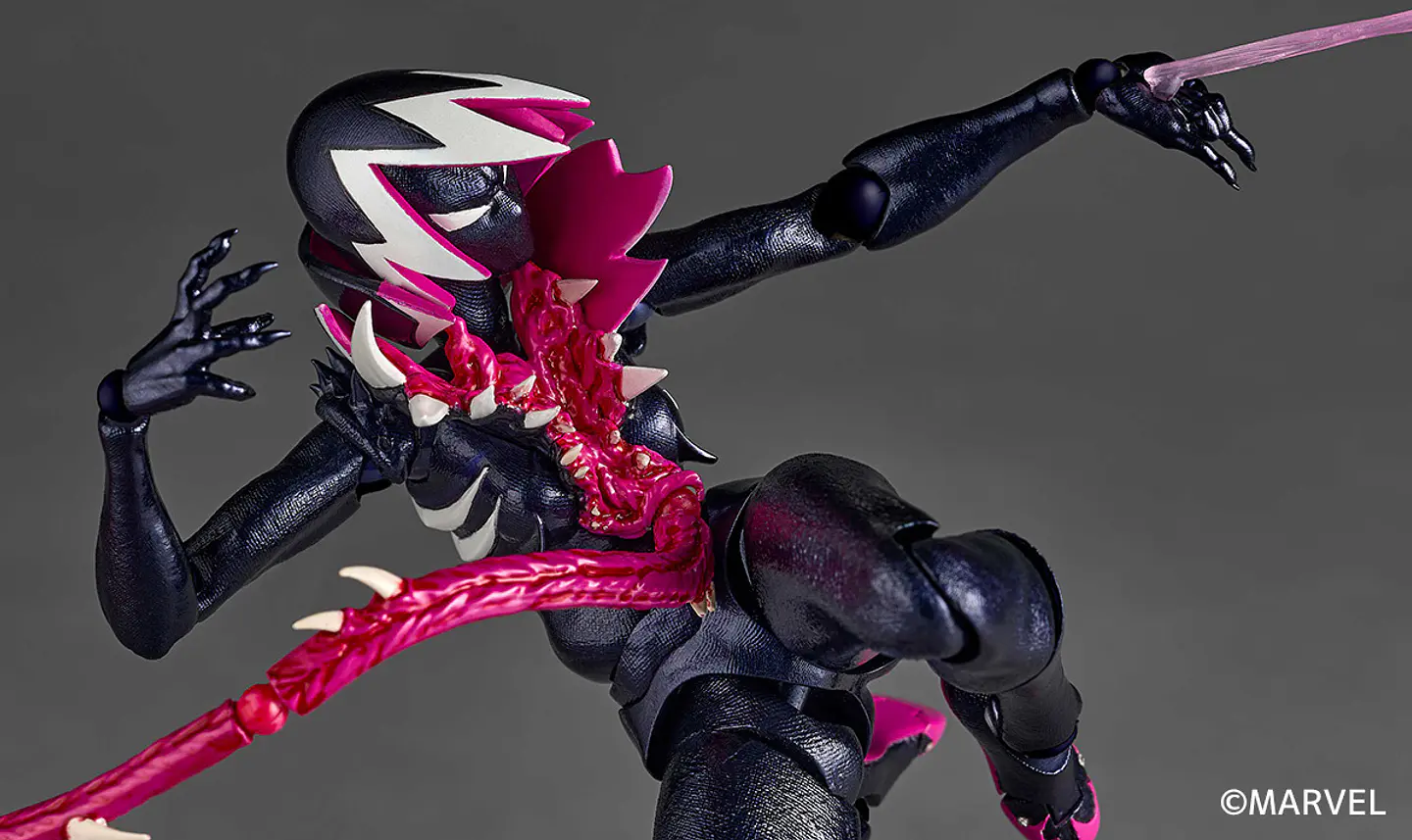 Gwenom Revoltech - Kotobukiya - Spidergwen - Spiderman 8