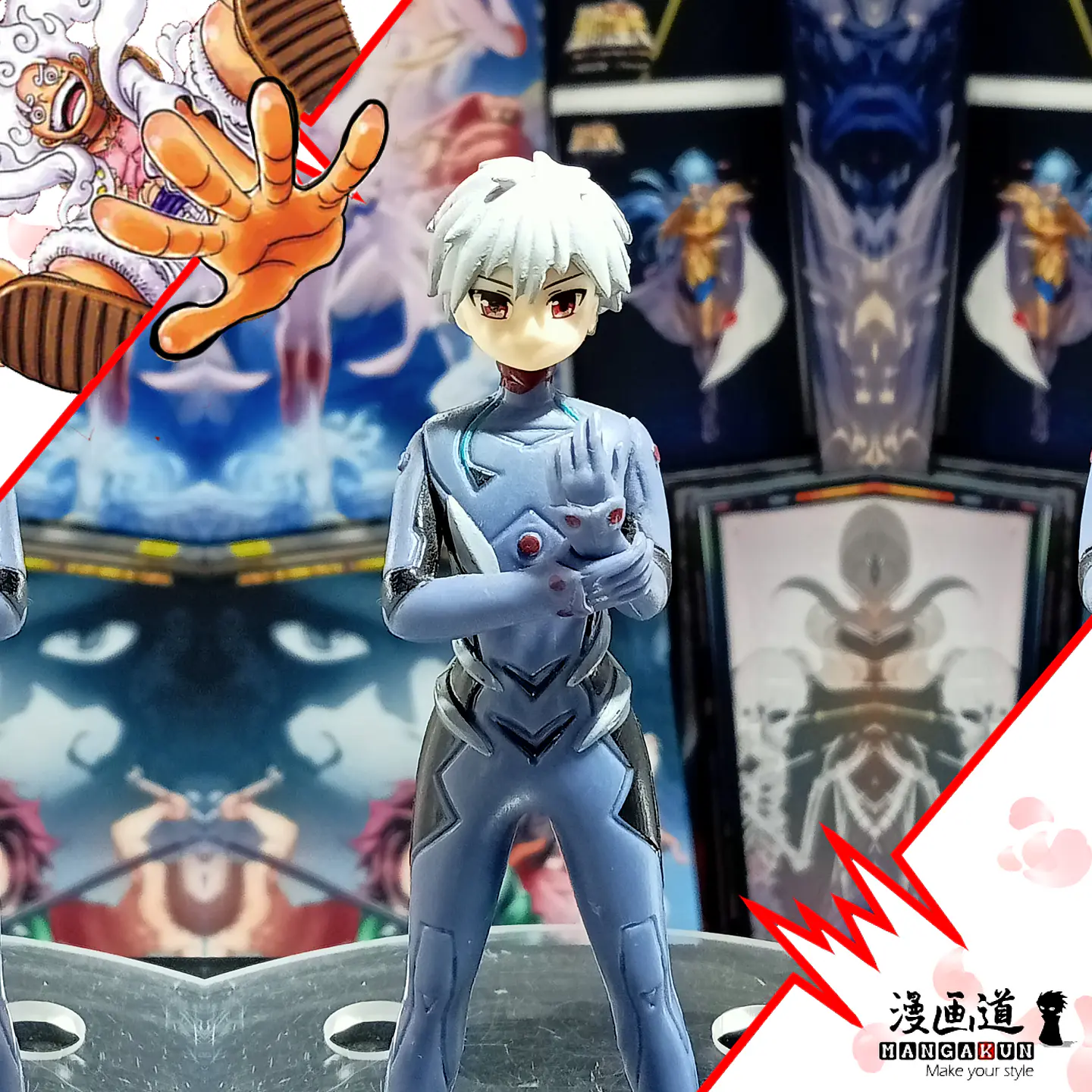 Nagisa kaworu - traje negro eco - evangelion 1