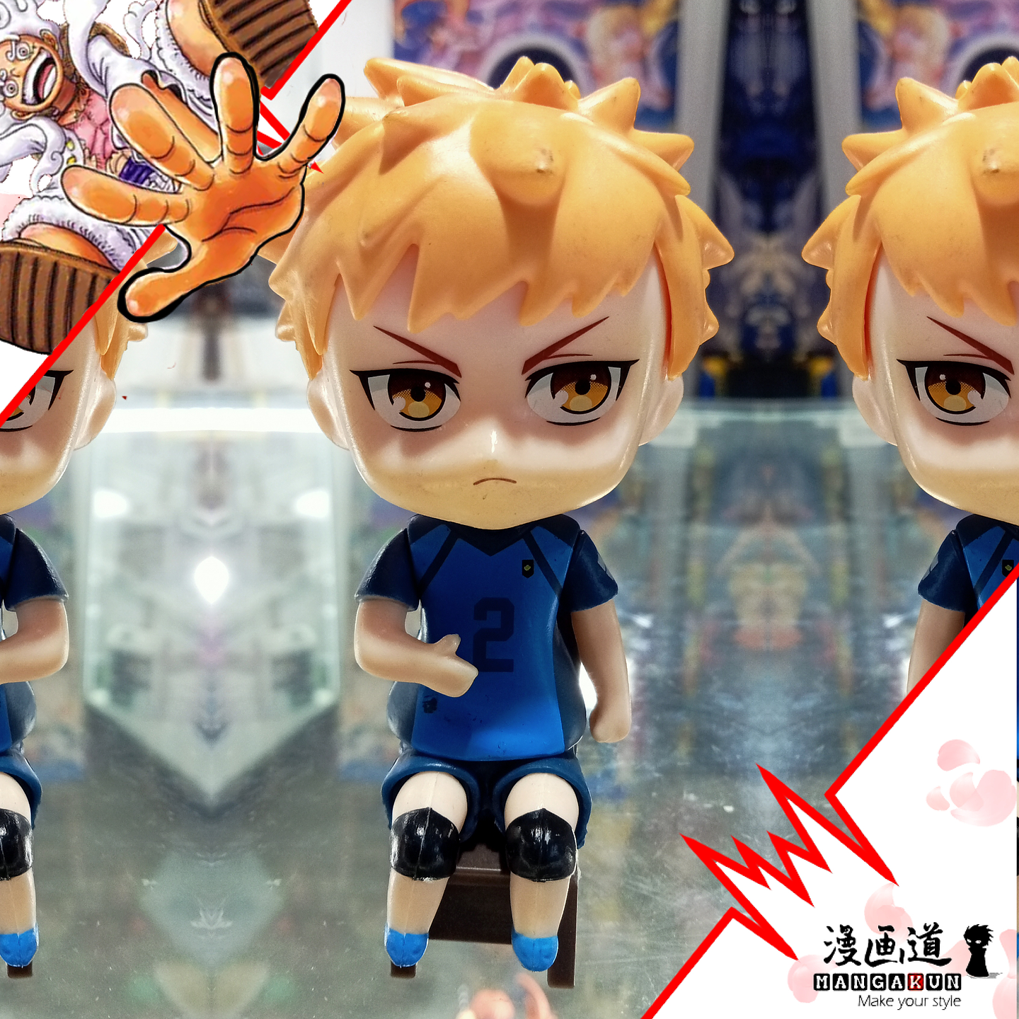 Rensuke kunigami - blue lock - chibi - bluelock 1