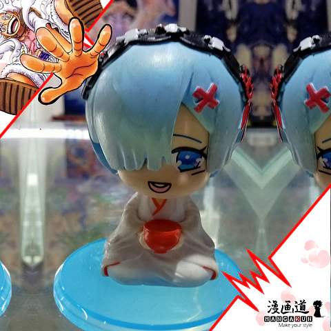 Rem - vestido tradicional - chibi - re zero - re zero kara hajimaru