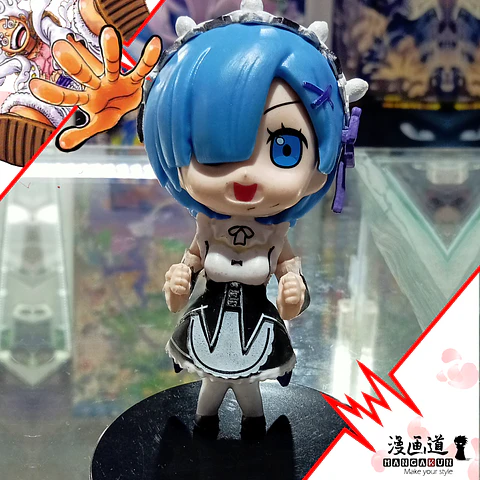 Rem - traje maid - chibi - re zero - re zero kara hajimaru 