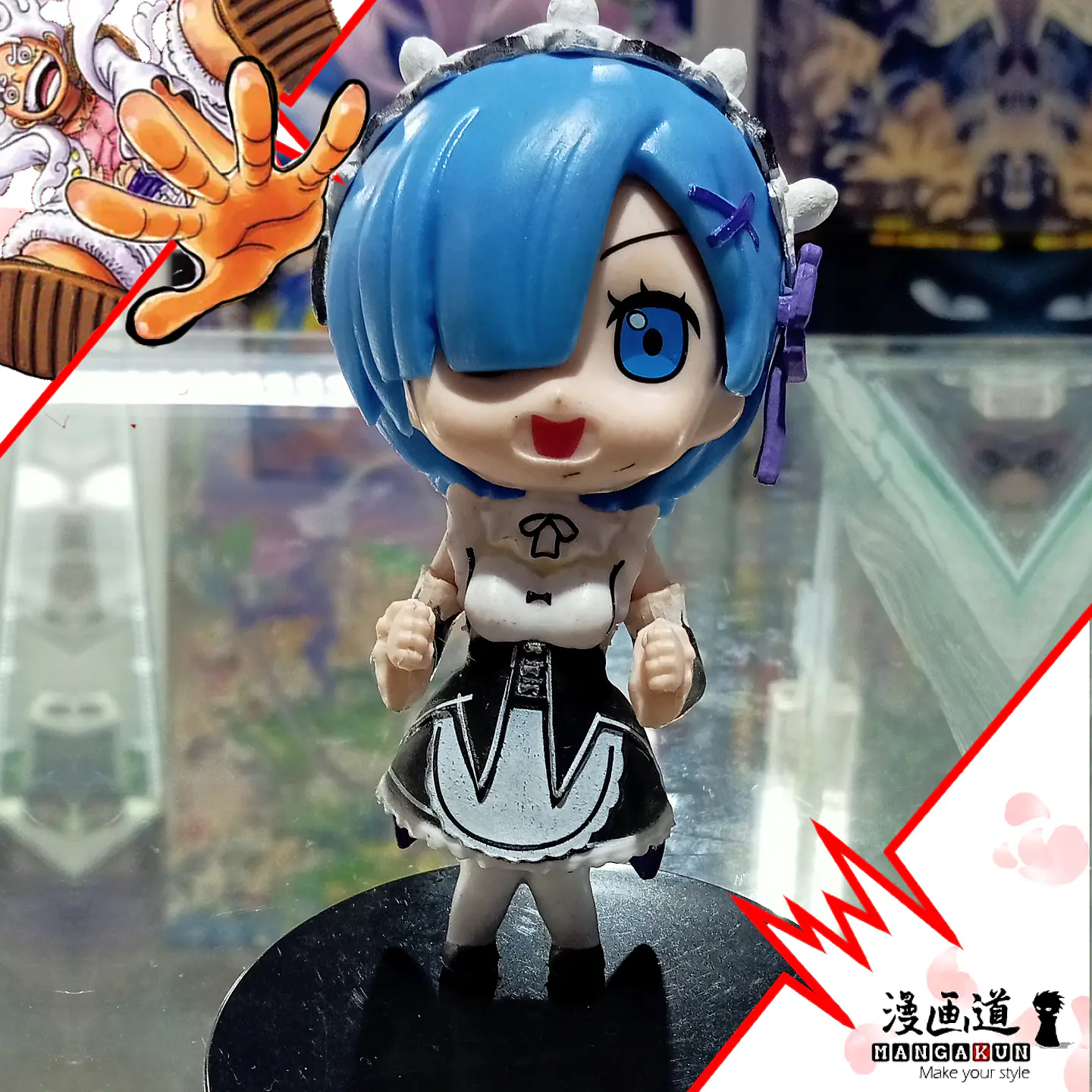 Rem - traje maid - chibi - re zero - re zero kara hajimaru  1
