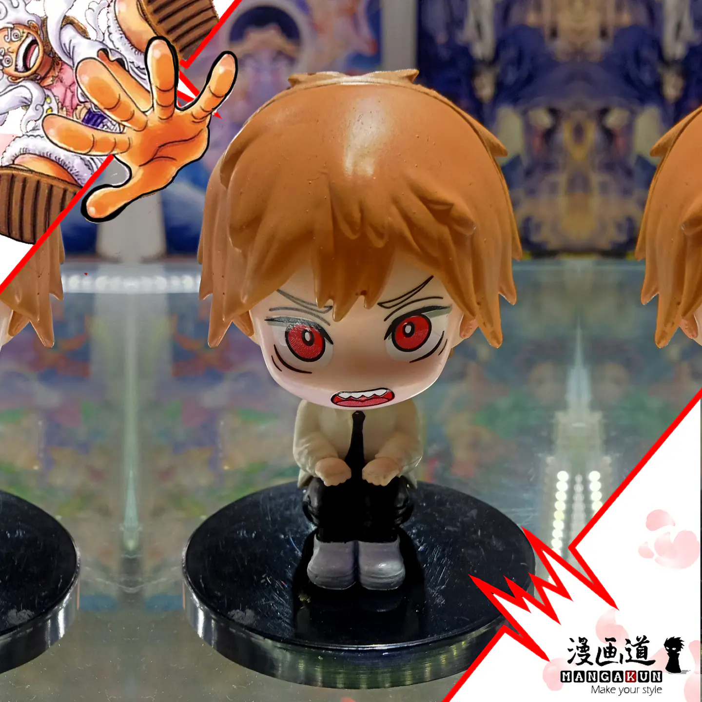 Denji - Chainsaw Man - sentado  1