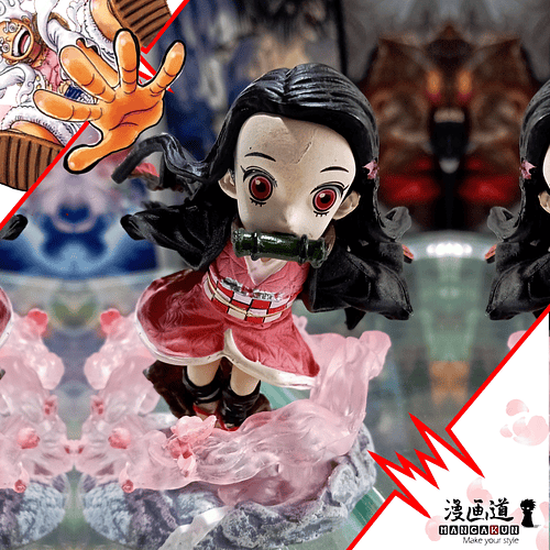 Nesuko corriendo - chibi - kimetsu no yaiba - demon slayer