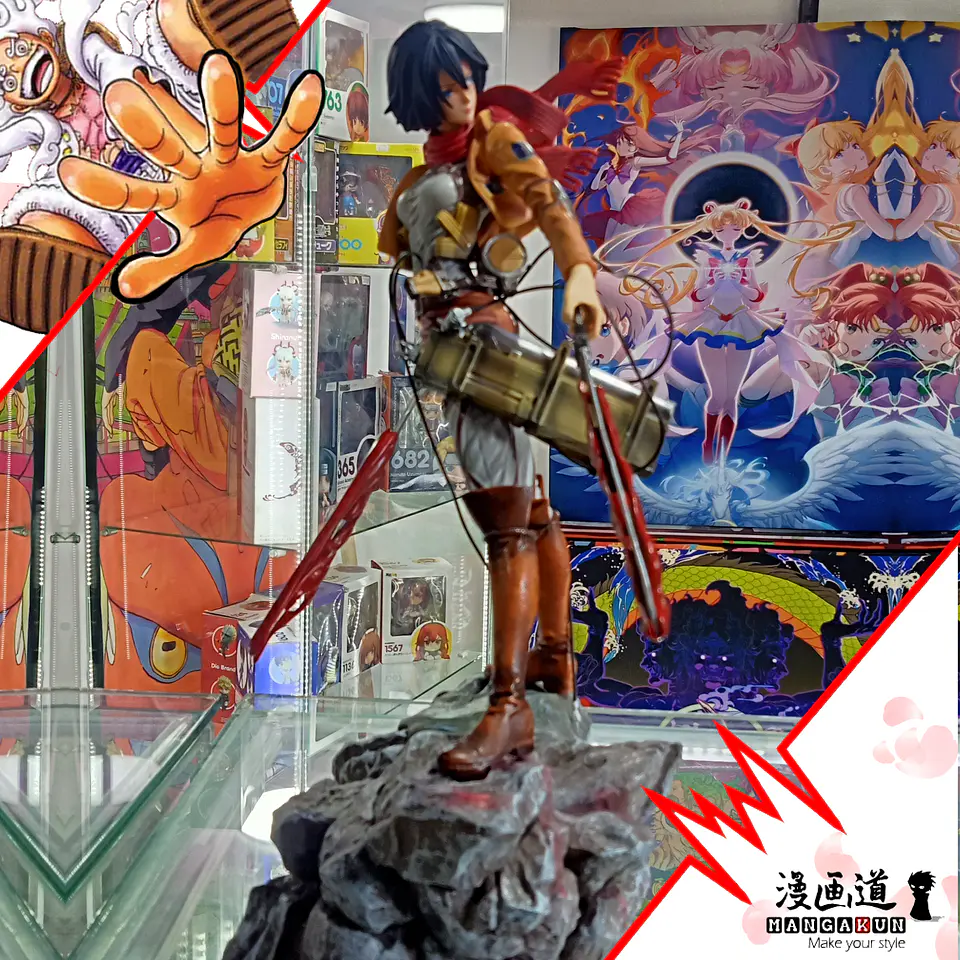 Mikasa Ackerman - Shingeki no kyojin - Equipo tridimensional con sangre 4