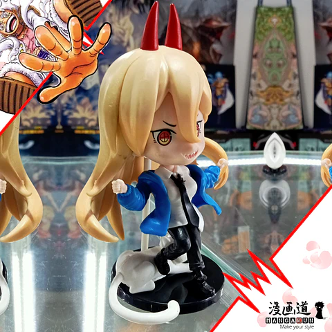 Power chibi con gatito - Chainsawman