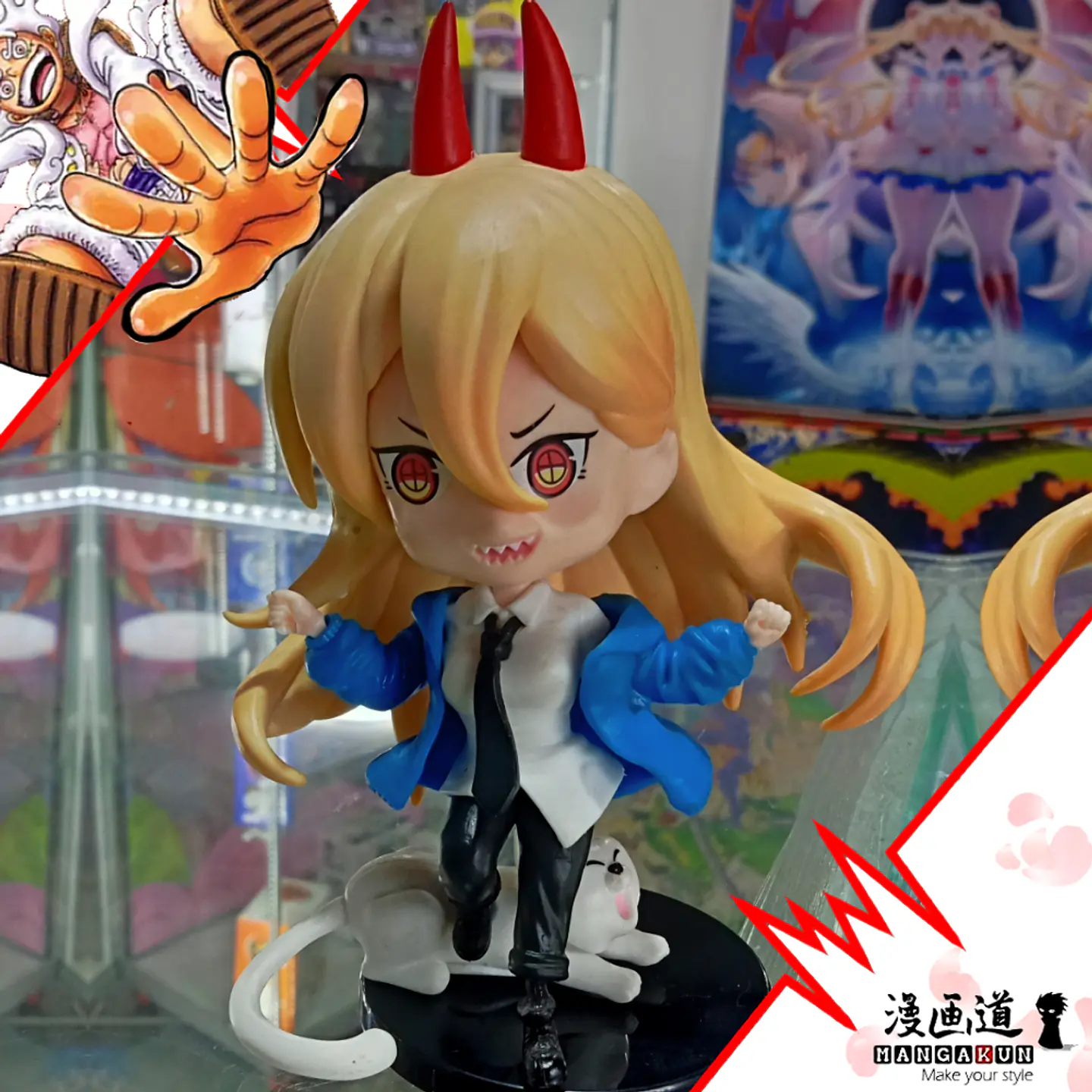 Power chibi con gatito - Chainsawman 2