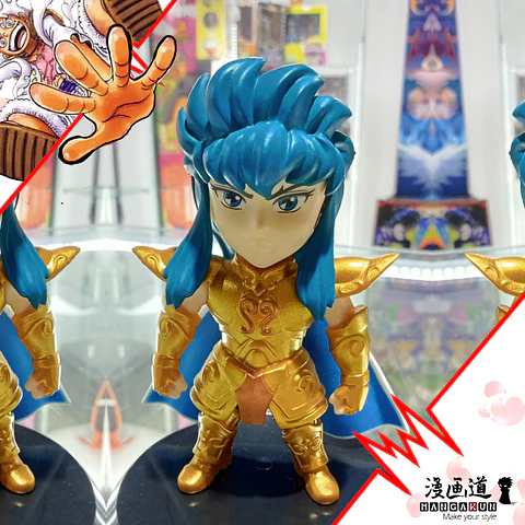 Camus de Acuario -  Saint seiya - Los Caballeros del Zodiaco - Semichibi