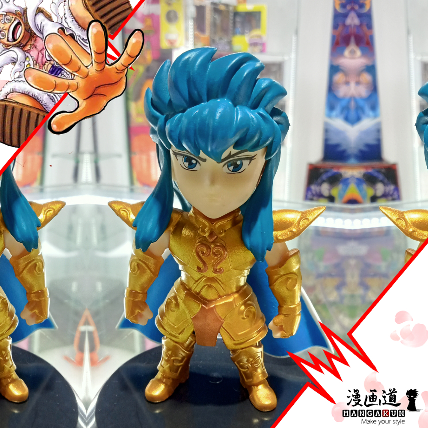 Camus de Acuario -  Saint seiya - Los Caballeros del Zodiaco - Semichibi 1
