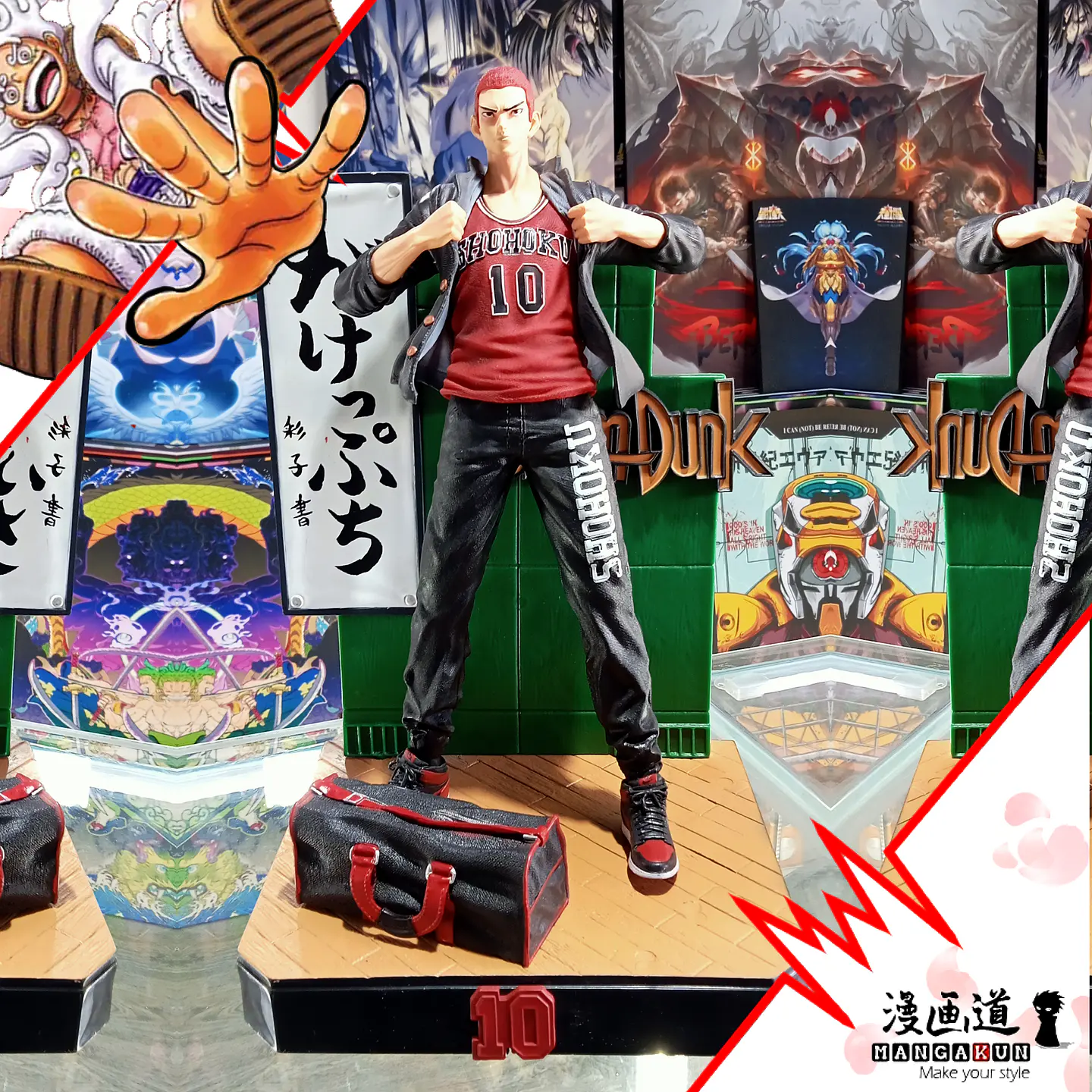 Hanamichi Sakuragi Escala 1/5 cambio de cabeza - Slam Dunk 1