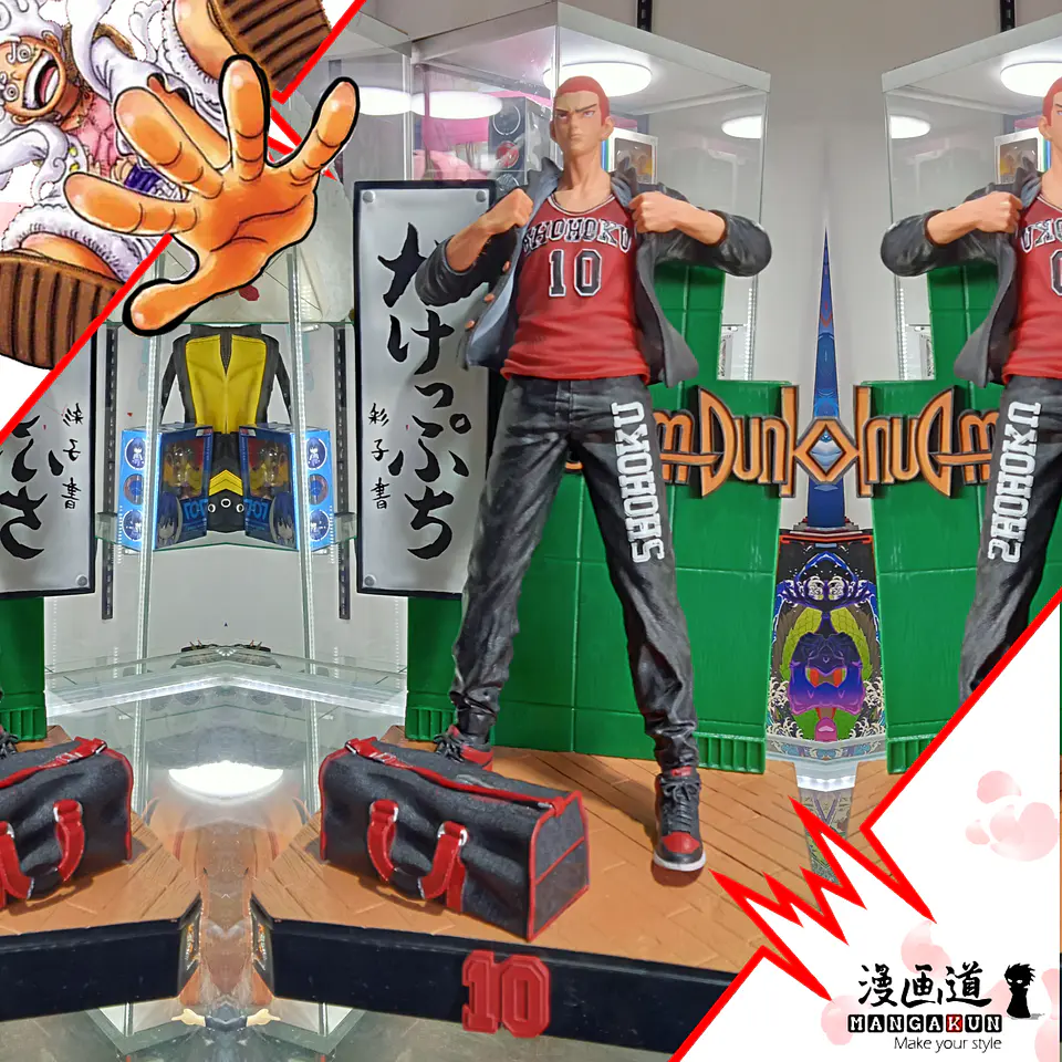 Hanamichi Sakuragi Escala 1/5 cambio de cabeza - Slam Dunk 4