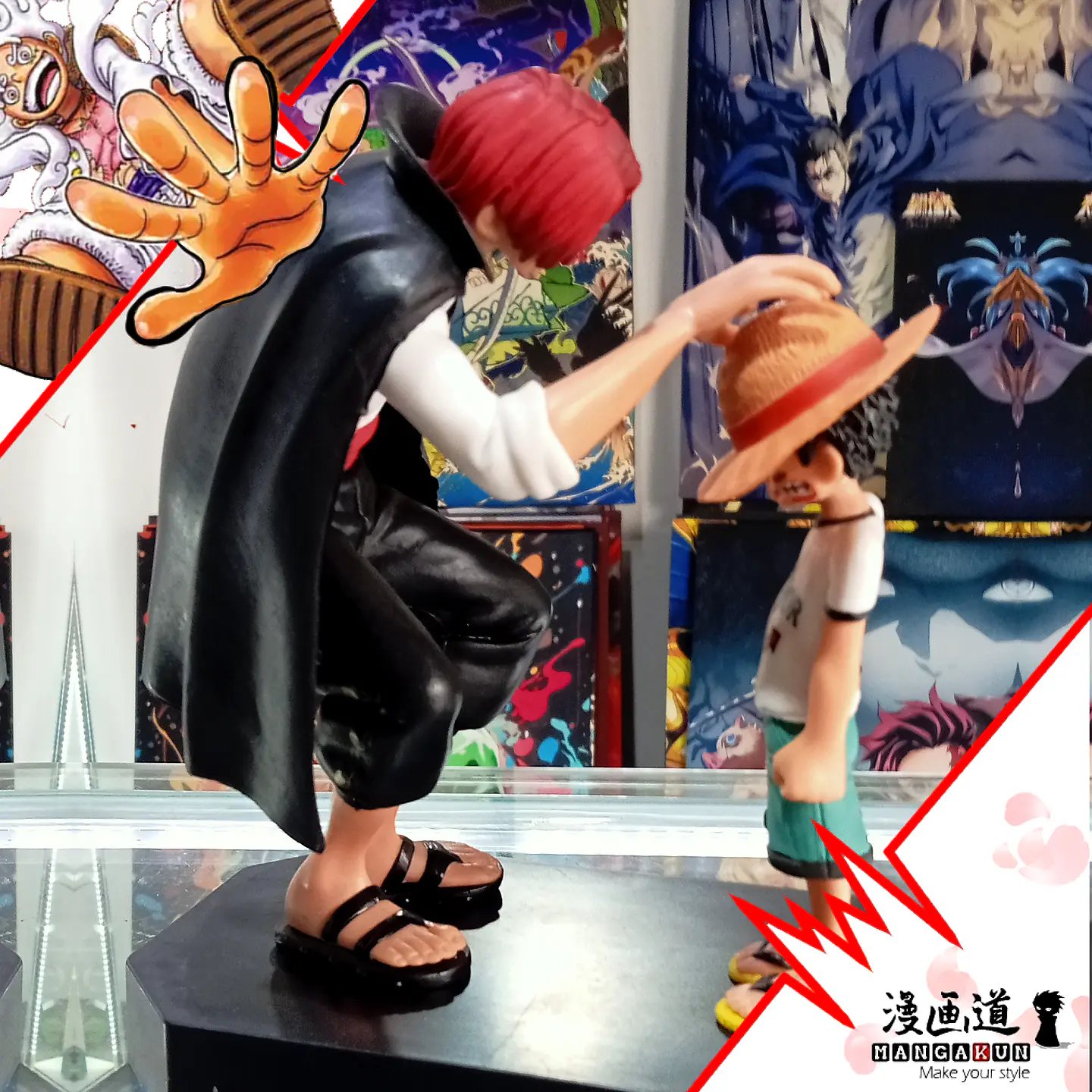 Luffy y Shanks - One piece  1