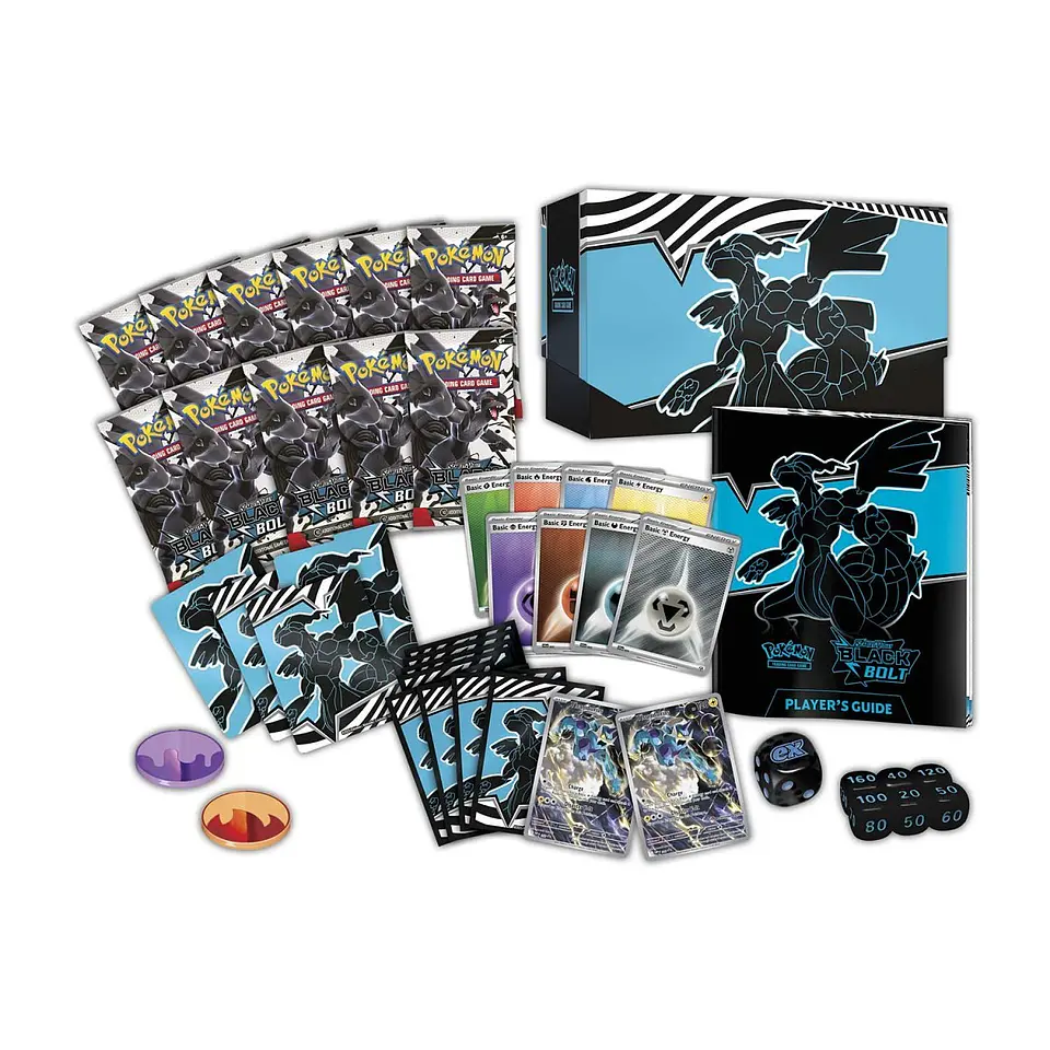 Pokémon TCG: Scarlet & Violet: Black Bolt Pokémon Center Elite Trainer Box ETB 2